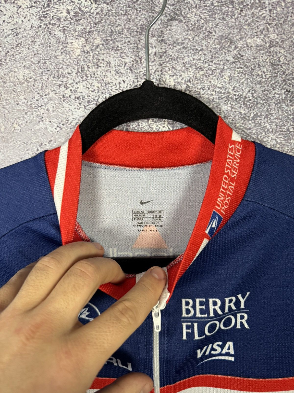 Bicycle × Nike × Vintage Nike Cycling US Jersey 2004Trek Tour de France Thomas Weisel Size US XL / EU 56 / 4 - 8 Thumbnail