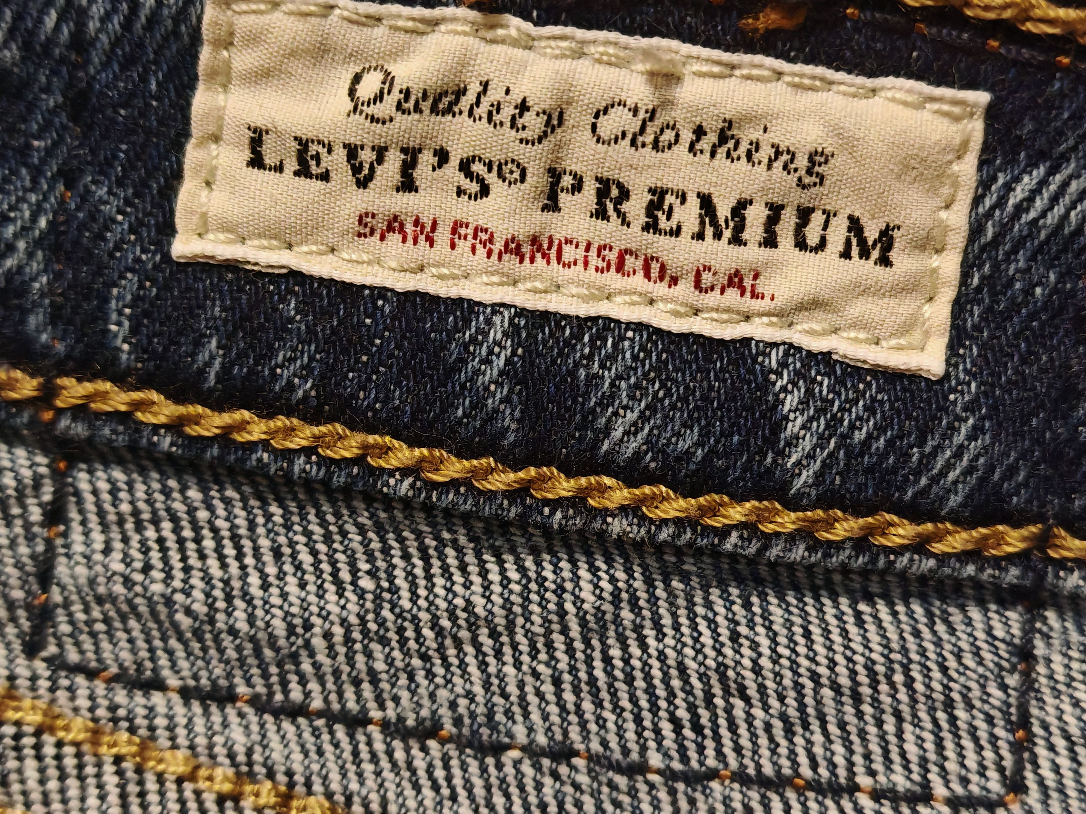 Jean × Levi's × Vintage Levi's Premium 70s High Flare Flared Distressed Jeans sz 32 Size US 32 / EU 48 - 3 Thumbnail