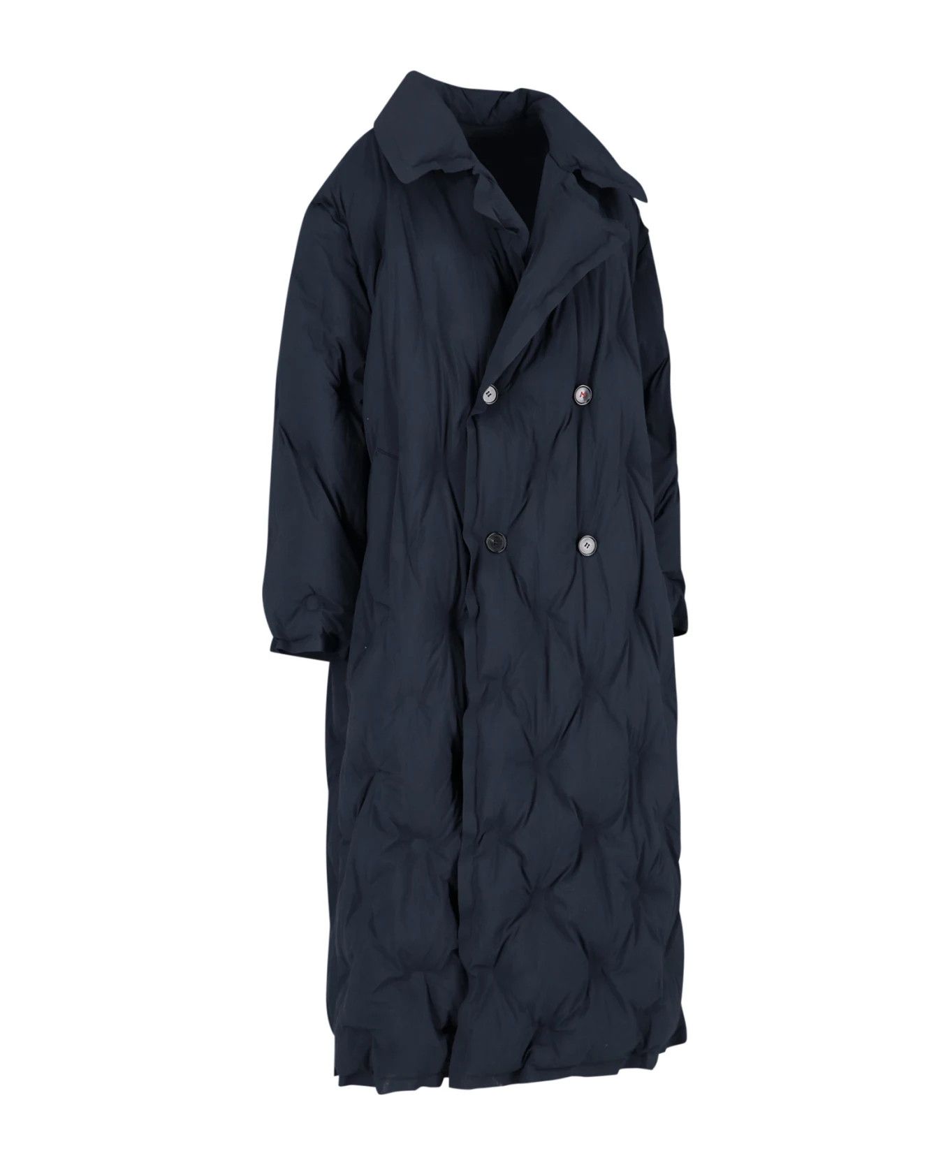 Maison Margiela o1w1db11225 Recycled Nylon Padded Coat in Navy Blue Size US L / EU 52-54 / 3 - 2 Thumbnail