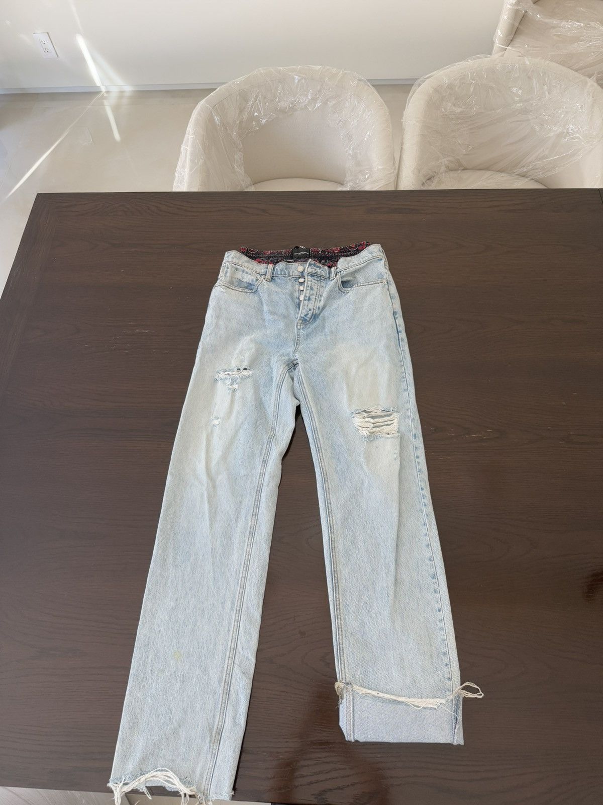 Alexander Wang ALEXANDER WANG RIVAL BOXER LAYERED JEANS Size 27" / US 4 / IT 40 - 2 Thumbnail