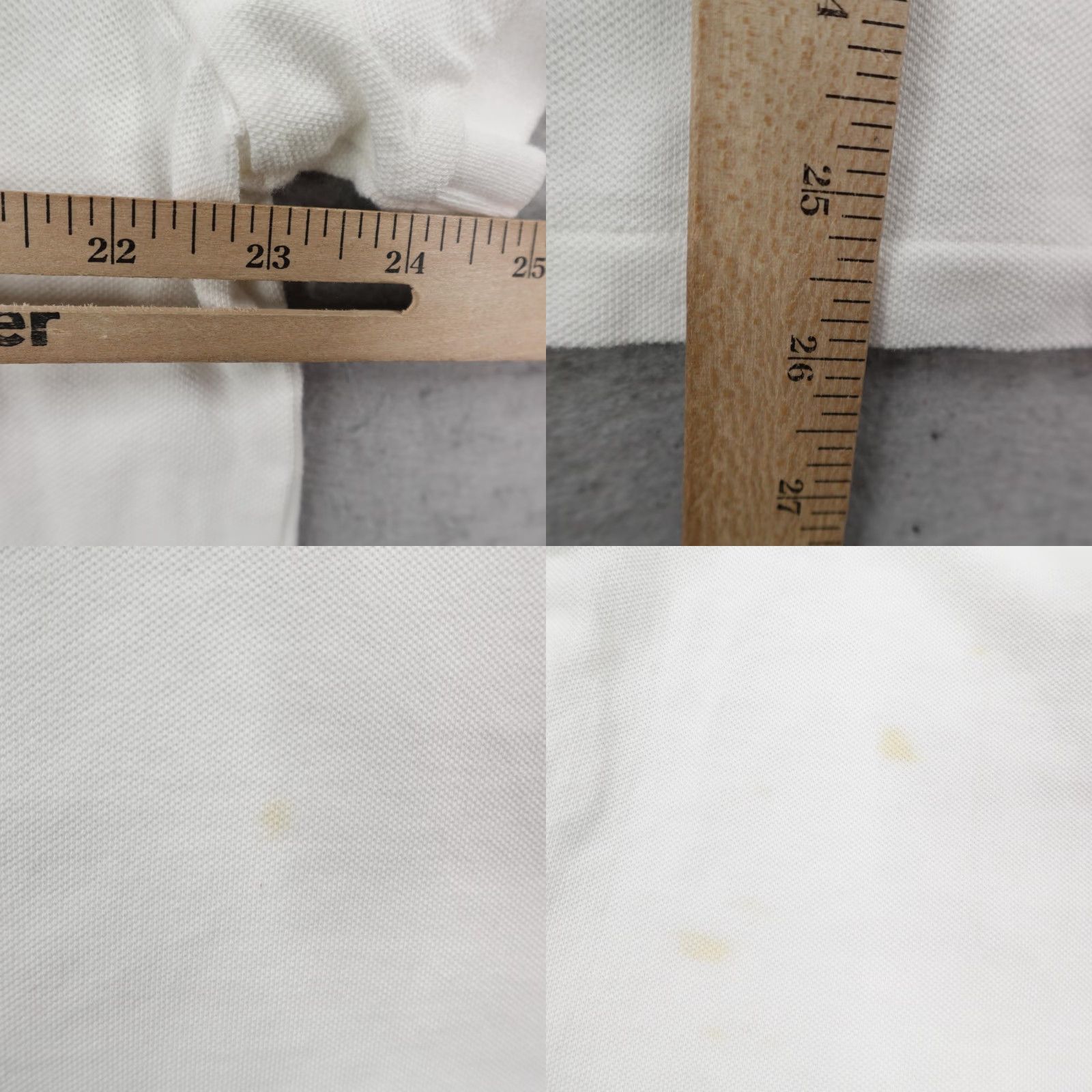 Polo Ralph Lauren VINTAGE Polo Ralph Lauren Polo Shirt Mens XL White Custom Slim Fit USA American Flag Big Pony Size US XL / EU 56 / 4 - 8 Thumbnail