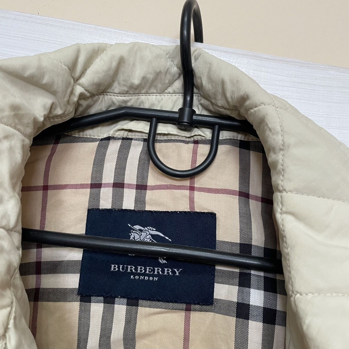 Burberry × Vintage Burberry quilted jacket 90s bomber coat trench old nova Size S / US 4 / IT 40 - 2 Thumbnail