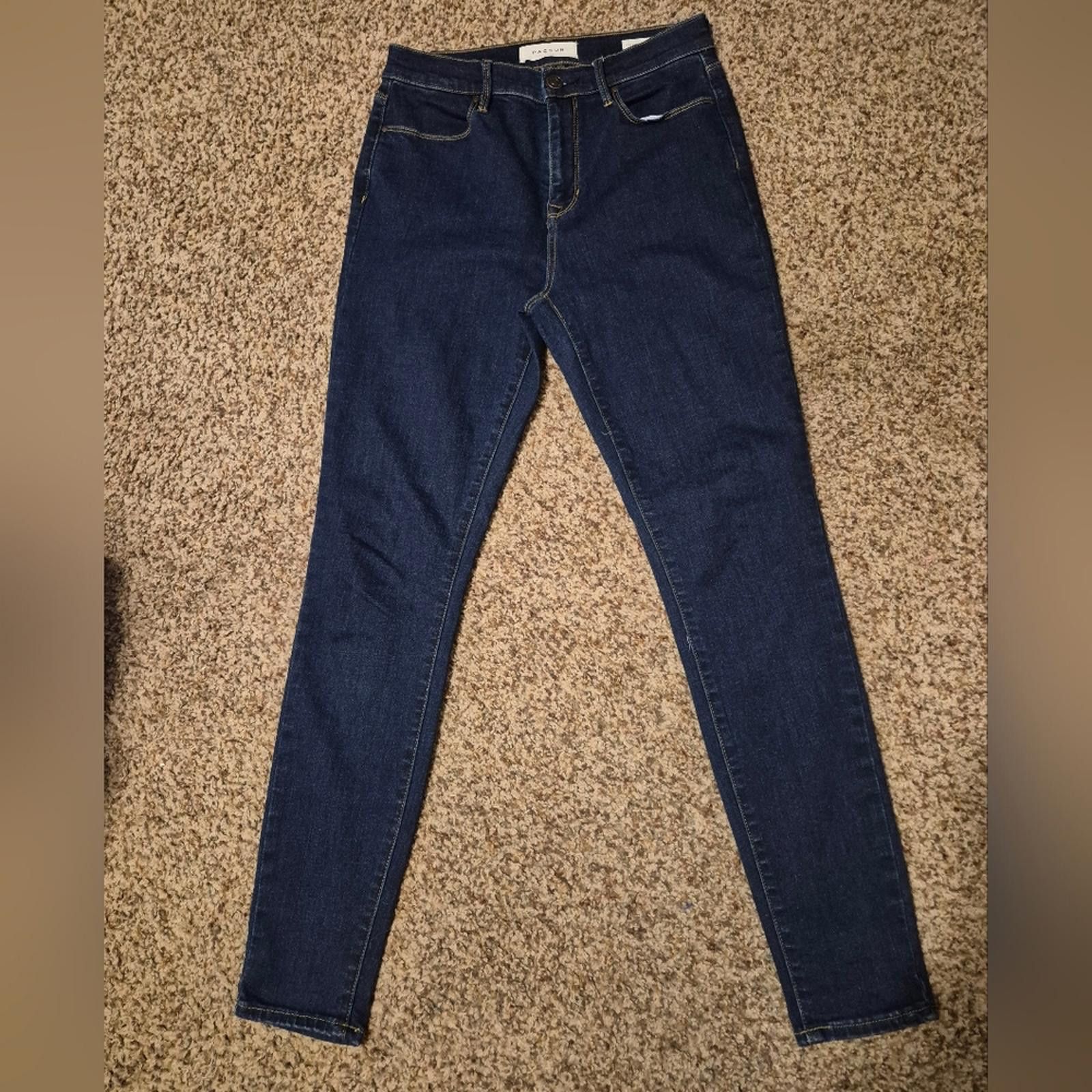 Pacsun PacSun Power Super Stretch Blue High Rise Jegging 26 Size 26" / US 2 / IT 38 - 2 Thumbnail