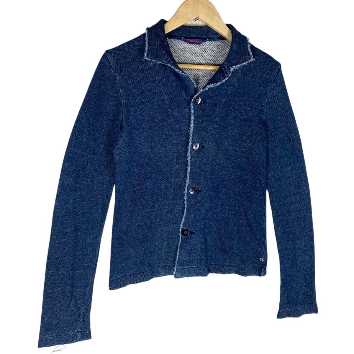 45rpm 💥45RPM DYED INDIGO BUTTON CARDIGAN Size M / US 6-8 / IT 42-44 - 3 Thumbnail