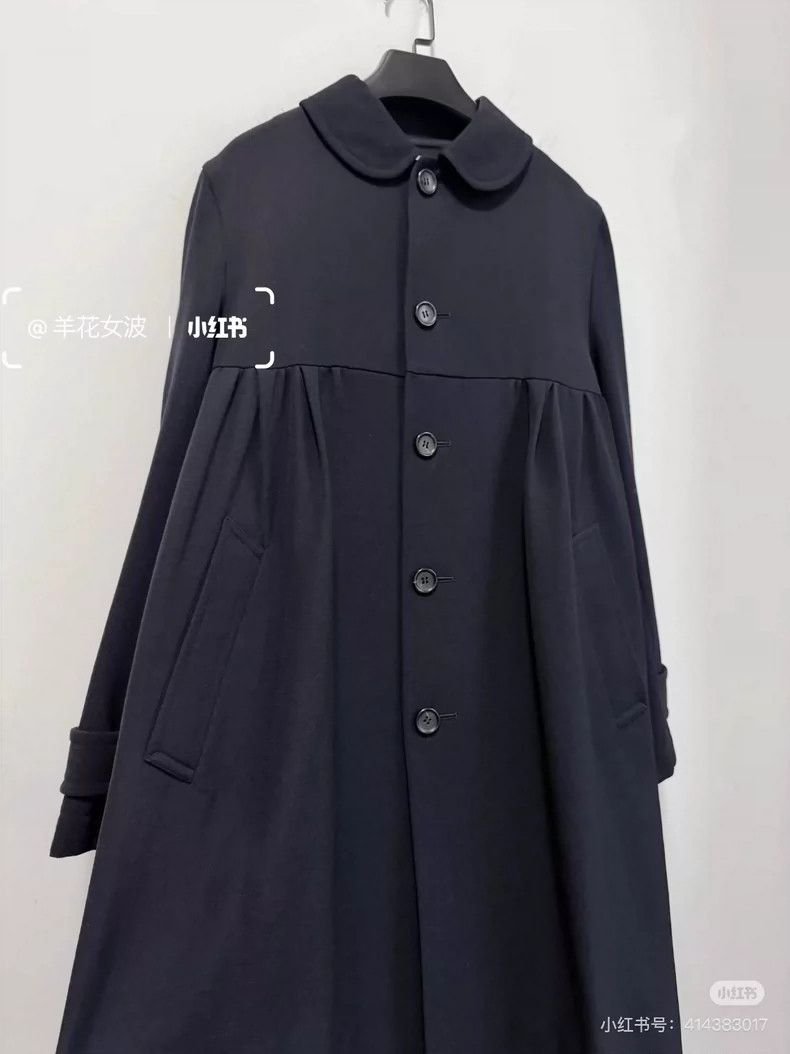 Other Comme Des Garcons Doll-collar high-waisted pleated trench Size M / US 6-8 / IT 42-44 - 3 Thumbnail