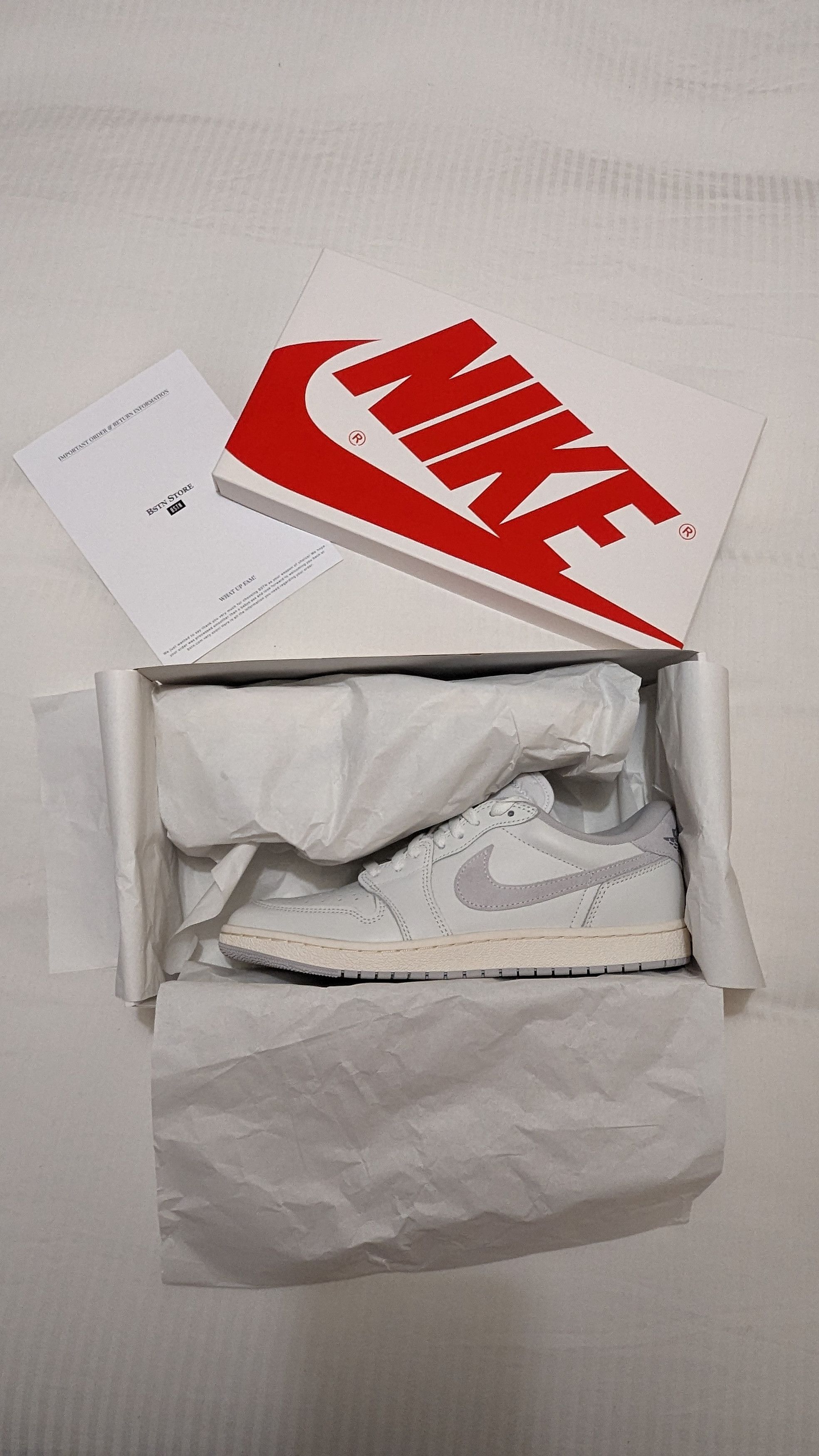 image of Air Jordan 1 Low 85 Shoes in Neutral Grey, Men's (Size 10)