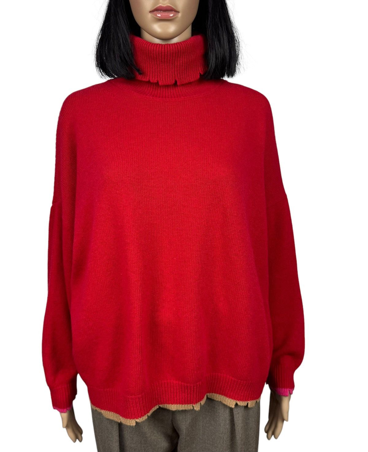 Other Semicouture Wool-Viscose Turtleneck Sweater Decorated size L Size L / US 10 / IT 46 - 2 Thumbnail