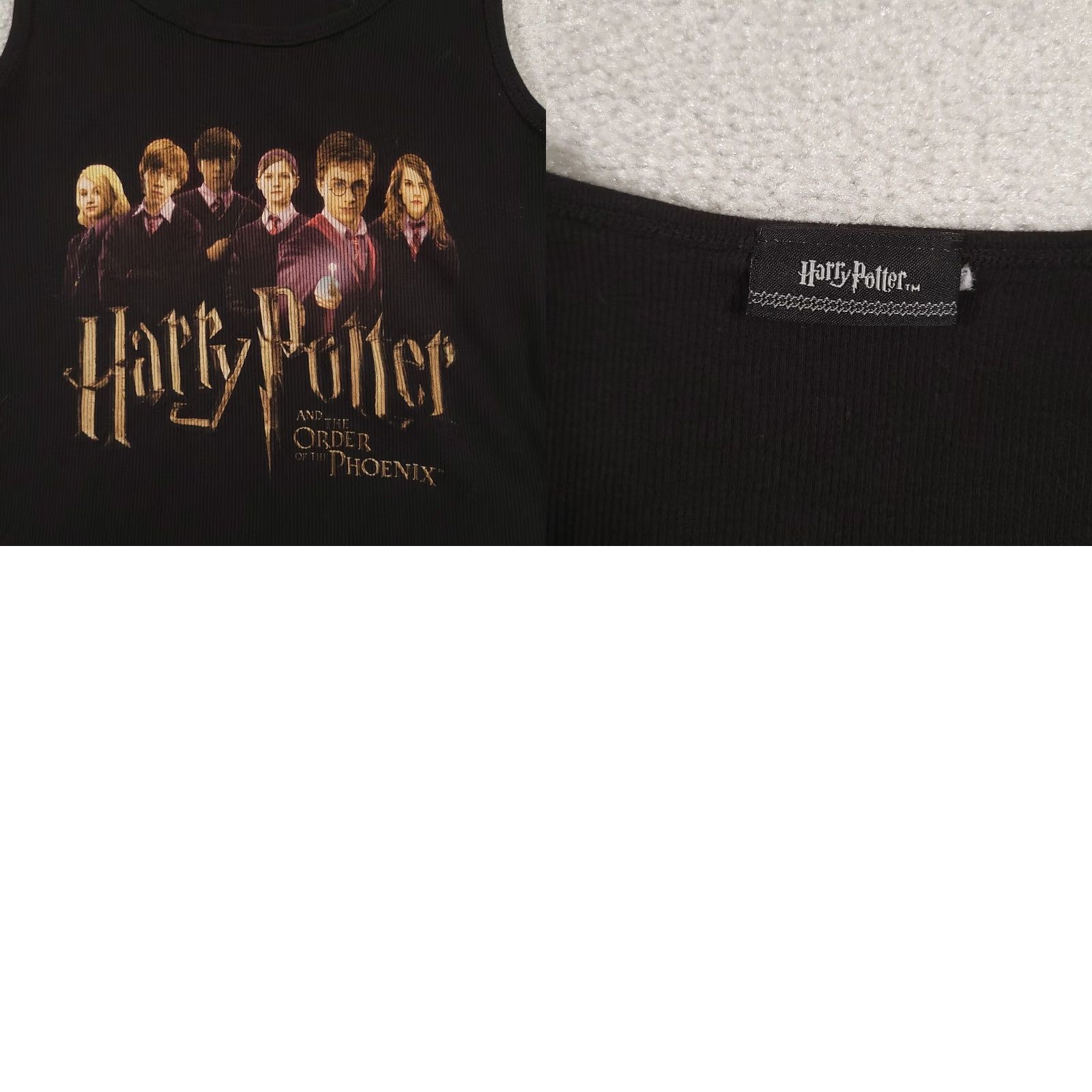 Vintage VINTAGE Harry Potter Order Of The Phoenix Womens Tank Top XS Graphic Black Size XS / US 0-2 / IT 36-38 - 8 Thumbnail