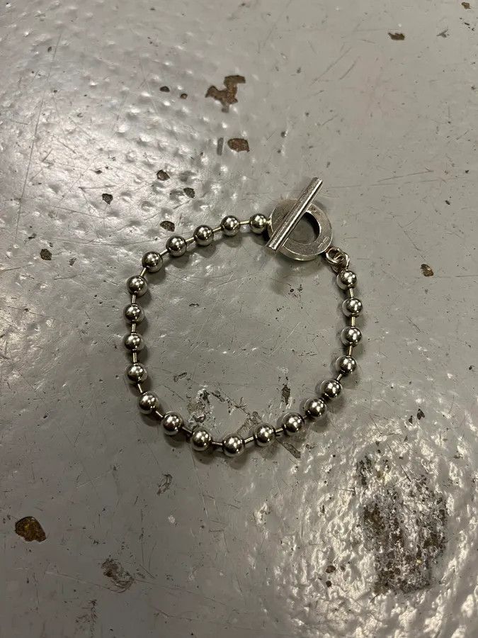 Gucci Gucci Silver Metal Ball Chain Toggle Bracelet Size ONE SIZE - 1 Thumbnail
