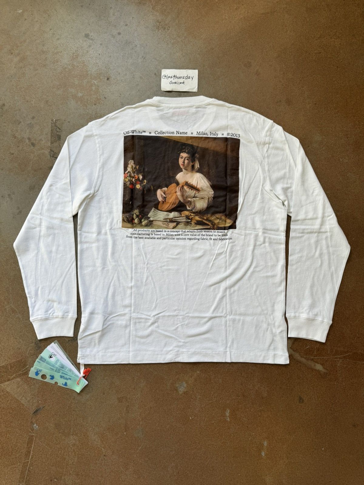 OFF-WHITE Caravaggio The Crowning With Thorns T-Shirt White/Multi