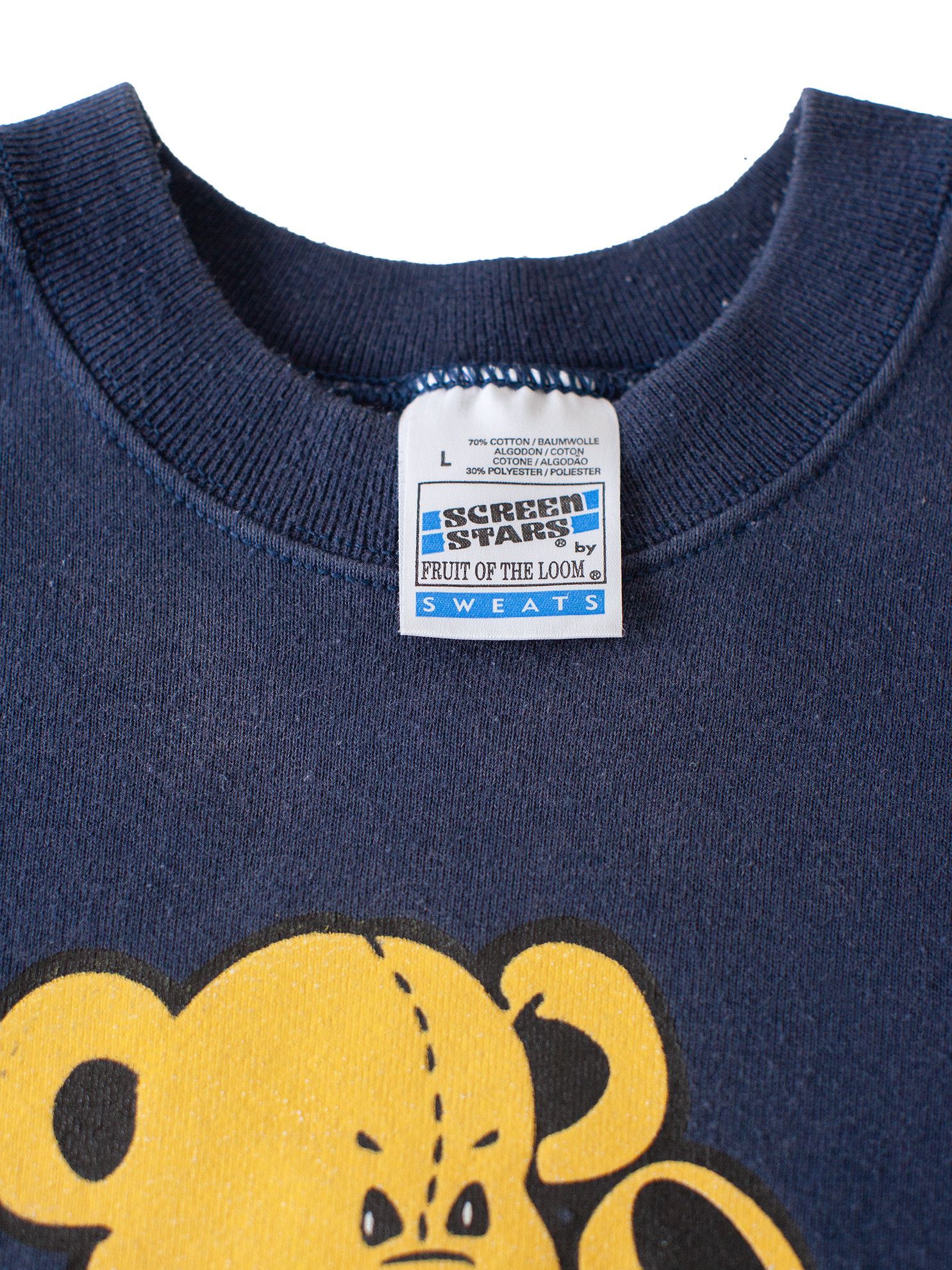 Vintage Vintage 90s Teddy Bear Parody Skateboarding Style Sweatshirt Size US L / EU 52-54 / 3 - 2 Thumbnail