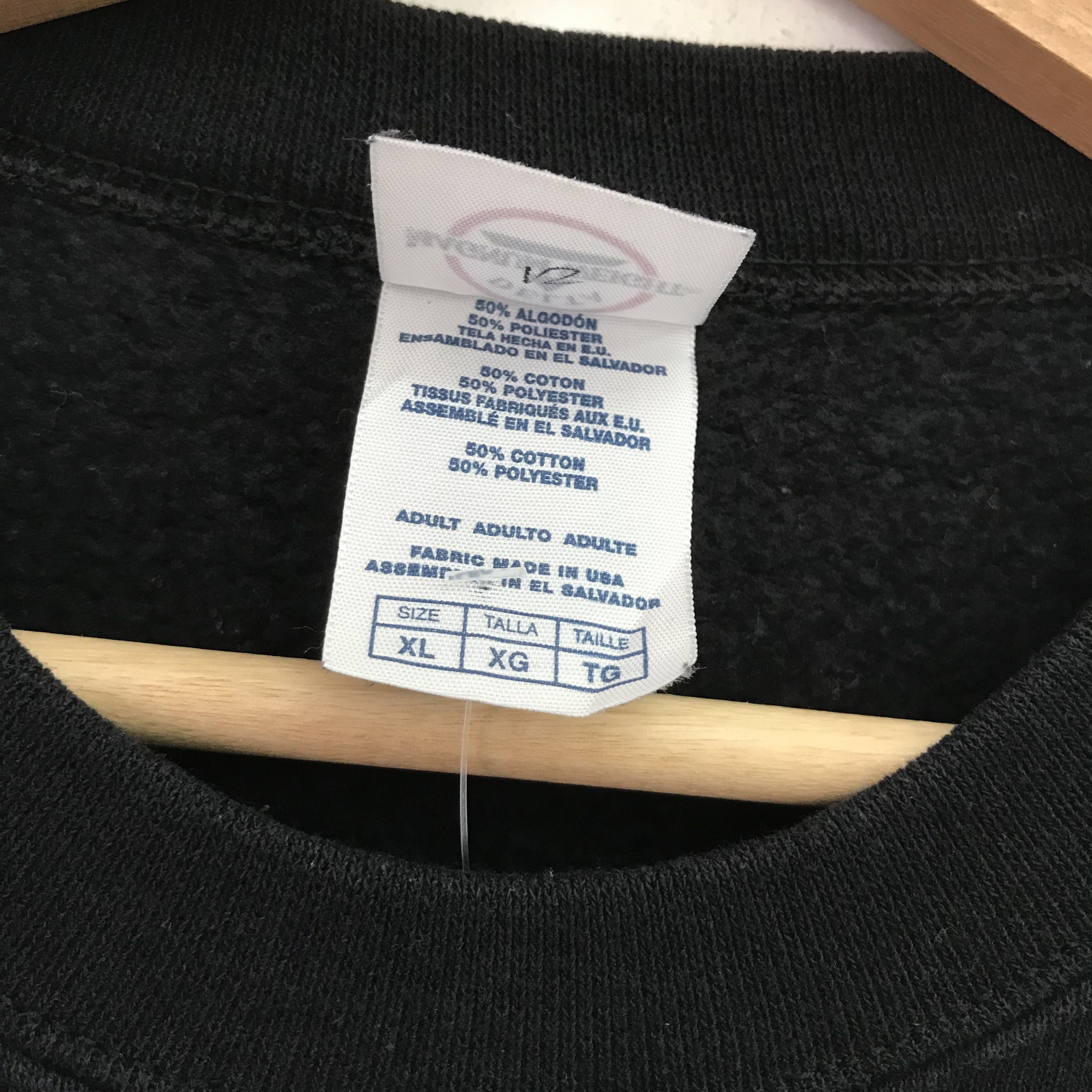 Japanese Brand Vintage Washington Dc Black Sweatshirt Xlarge - 648 Size US XL / EU 56 / 4 - 9 Thumbnail