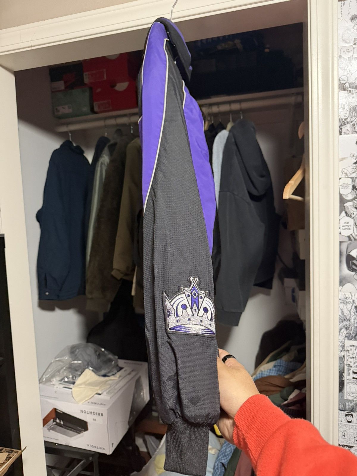 NHL Vintage LA Kings Hockey Jacket Size US M / EU 48-50 / 2 - 8 Thumbnail