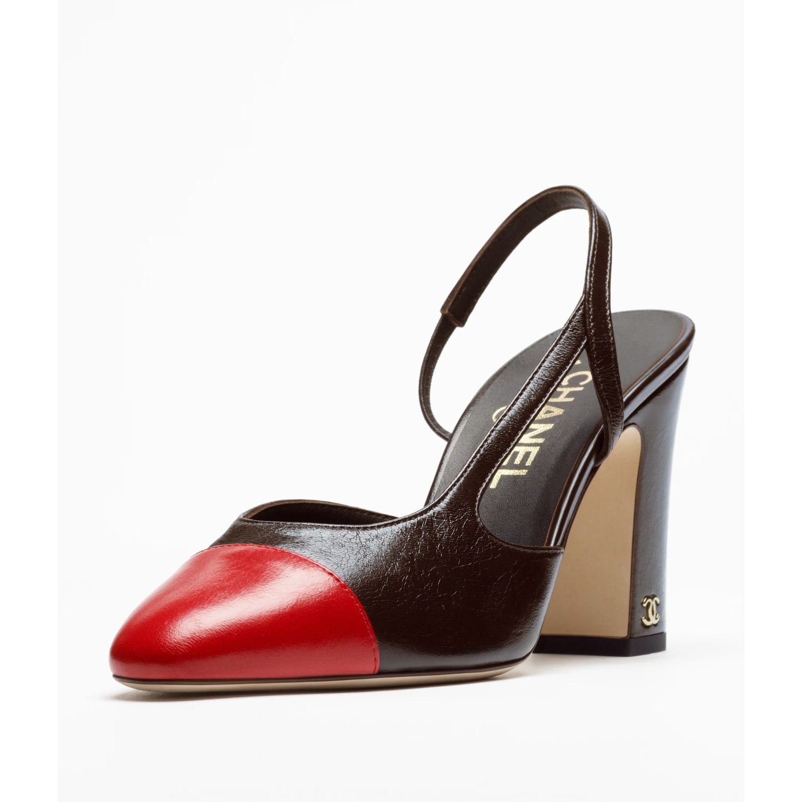 Chanel Chanel 26S Blazy Red CC Slingback Block Heel Pump 36.5c Size US 6.5 / IT 36.5 - 7 Thumbnail