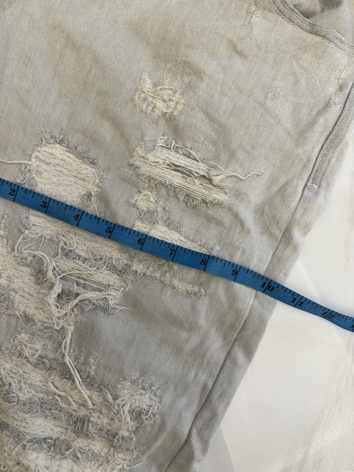 Diesel × If Six Was Nine × Le Grande Bleu (L.G.B.) Distressed Rare Design Diesel Denim Jeans Size US 36 / EU 52 - 10 Thumbnail