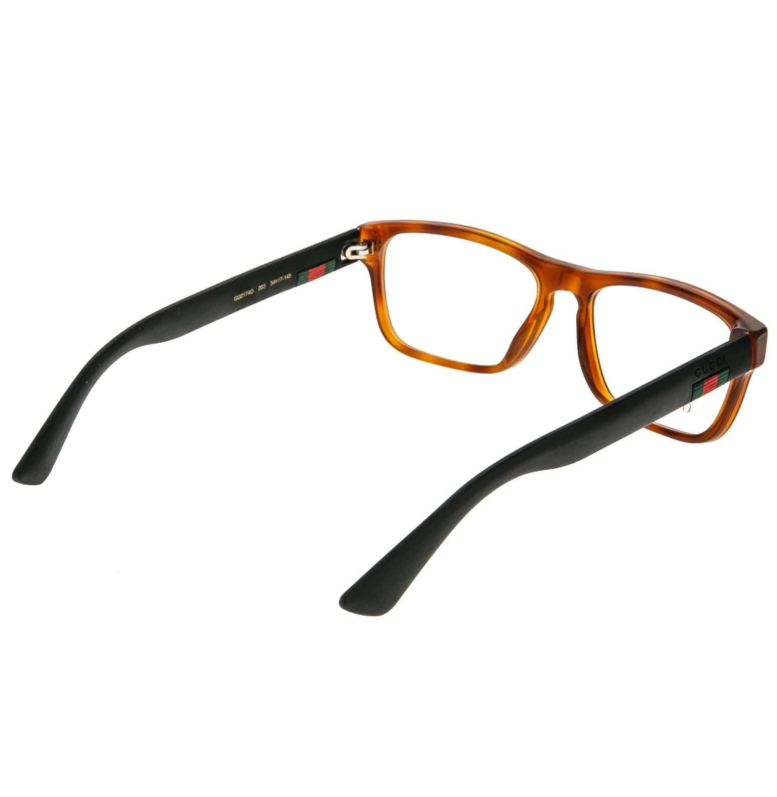 Gucci GUCCI GG0174O 0174 Black STRIPE Eyeglasses Optical Frame 003 Size ONE SIZE - 10 Thumbnail