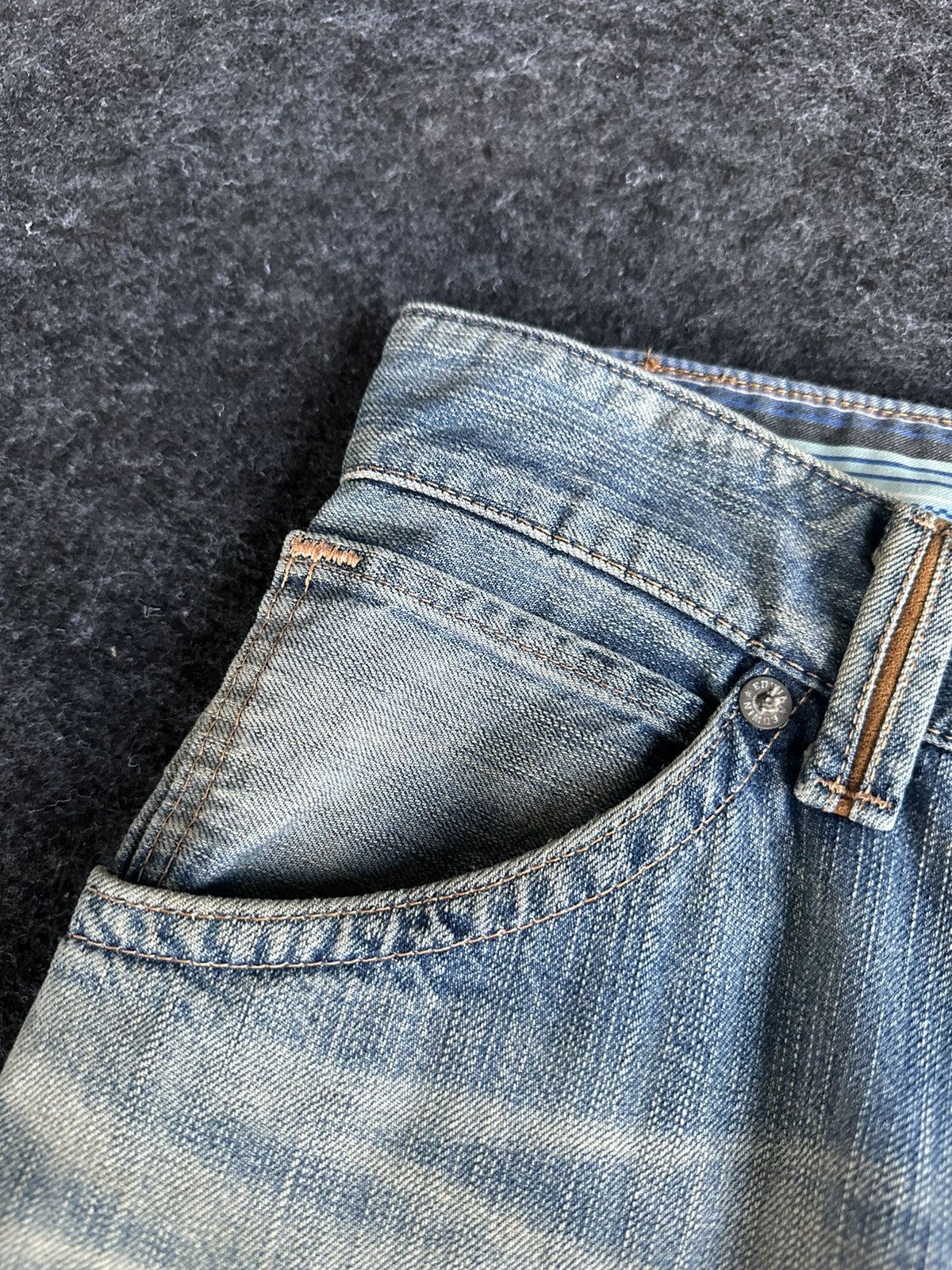 If Six Was Nine Edwin Exclusive Tokyo Japan Mudwash Vintage Denim D381 Size US 32 / EU 48 - 13 Thumbnail