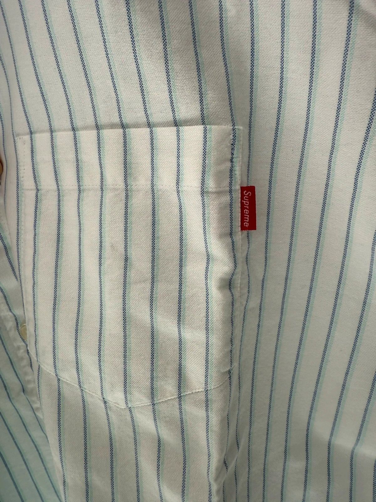 Supreme Supreme SS17 Oxford Stripe Button up Shirt Size US L / EU 52-54 / 3 - 2 Thumbnail