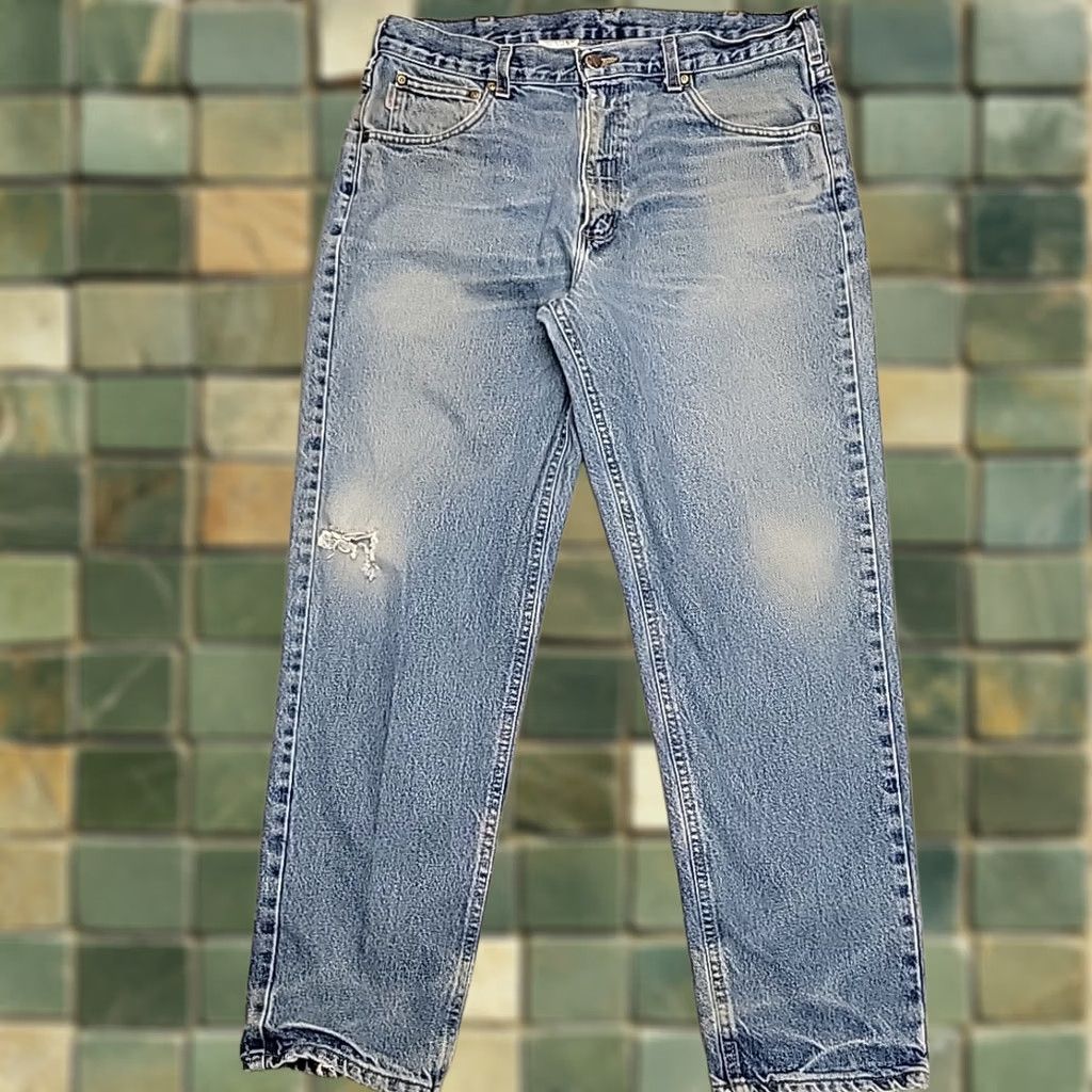 Carhartt VINTAGE Carhartt Jeans Mens 36 Blue Men 36x30 Denim Relaxed Fit Faded Work Casual B17 Size US 36 / EU 52 - 1 Thumbnail