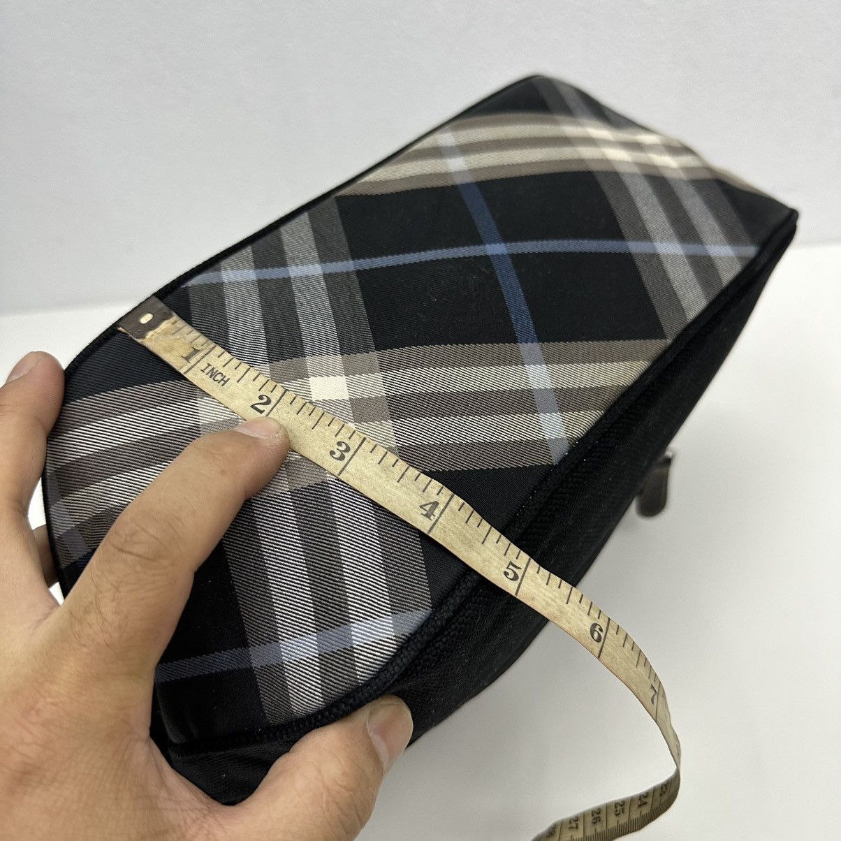 Burberry AUTHENTIC BURBERRY BLUE LABEL BLACK CANVAS SHOULDER TOTE BAG Size ONE SIZE - 15 Thumbnail