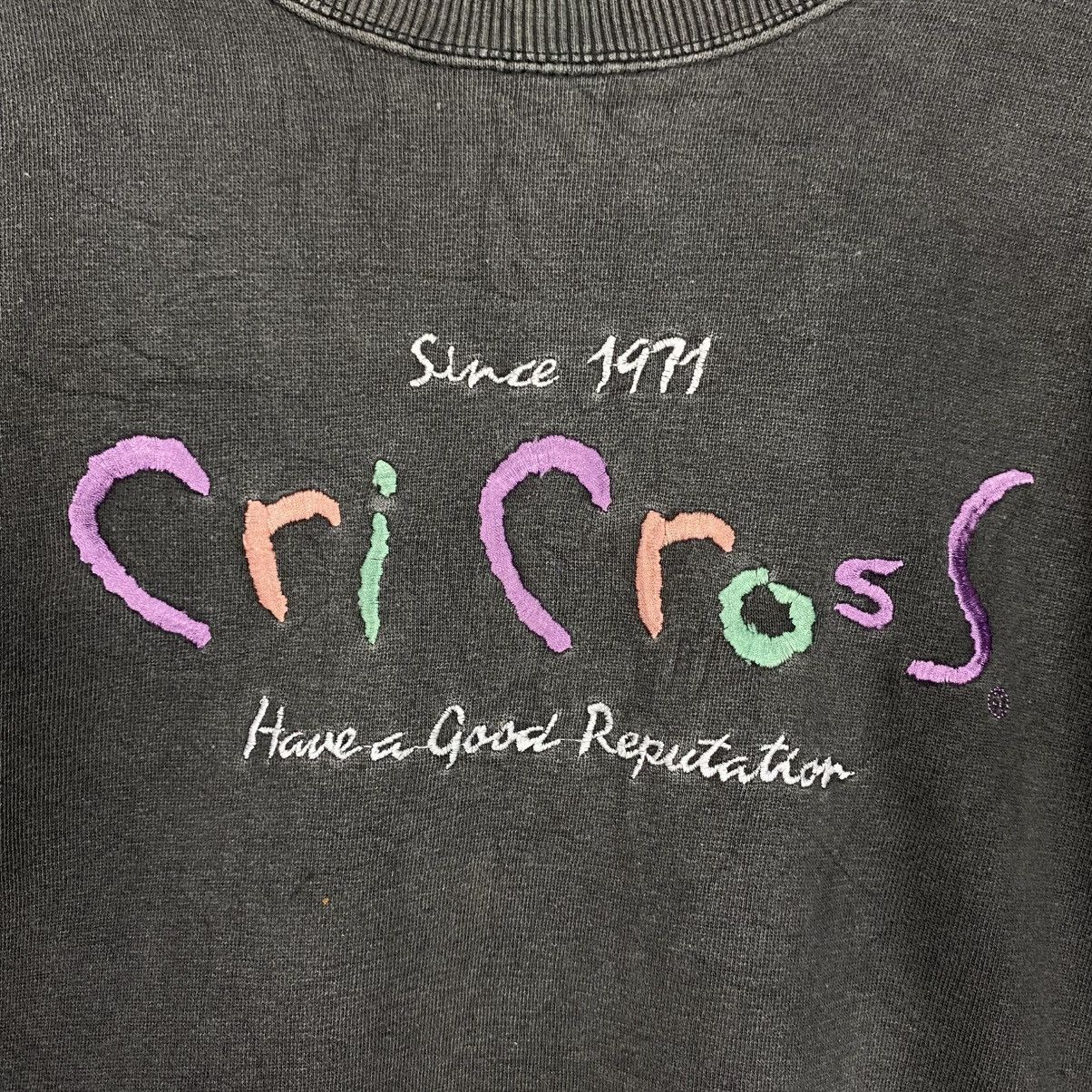 Japanese Brand 📌Vintage Sweatshirt Cri Cross Big Logo Issey Miyake Size US M / EU 48-50 / 2 - 13 Thumbnail