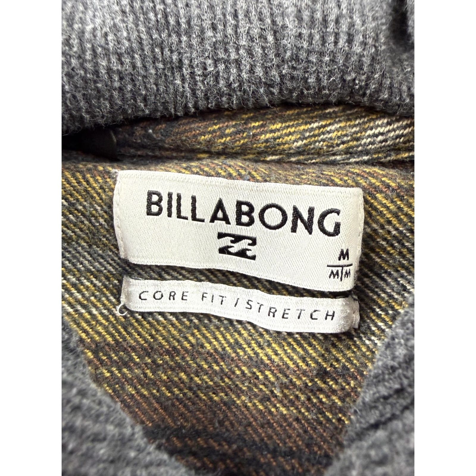 Billabong Billabong Shirt Mens Medium Multicolor Stripe Baja Flannel Hooded Button Front Size US M / EU 48-50 / 2 - 5 Thumbnail