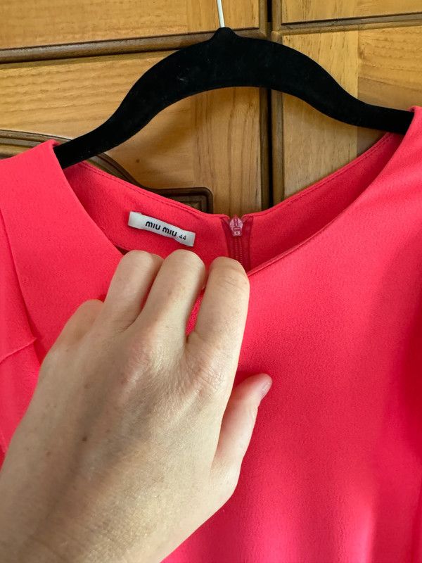 Miu Miu Miu Miu Coral Cocktail Dress Size M / US 6-8 / IT 42-44 - 5 Thumbnail