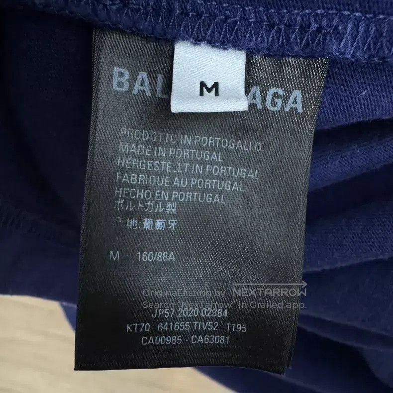 Balenciaga Balenciaga Blue Cola Short Sleeve M Size US M / EU 48-50 / 2 - 4 Thumbnail