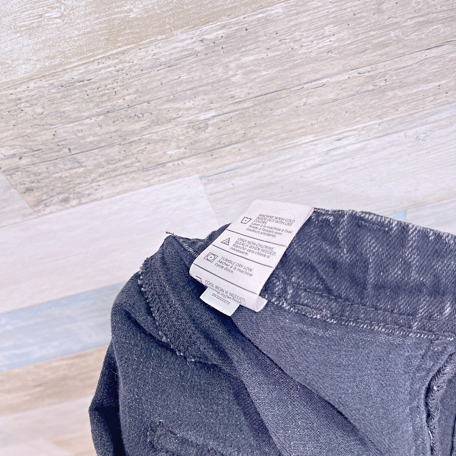 Vince VINCE Drawstring Slim Jeans Black Japanese Denim Womens 27 Size 27" / US 4 / IT 40 - 7 Thumbnail