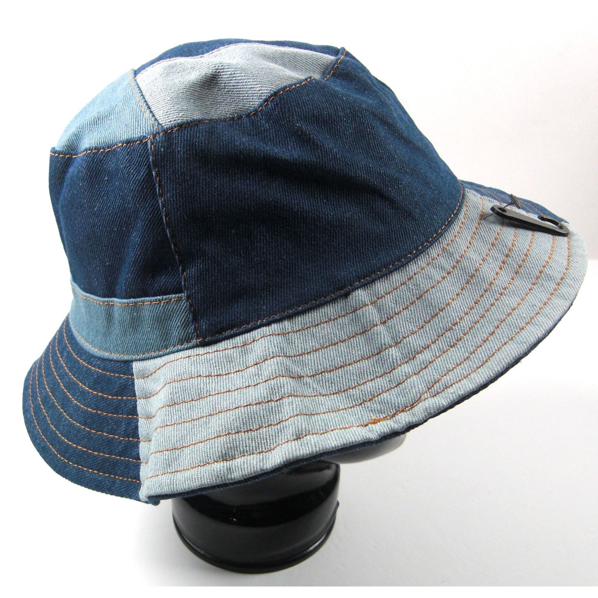 Other Denim Blue Bucket Hat Boonie Visor Outdoor Summer Cap Unisex Size ONE SIZE - 3 Thumbnail