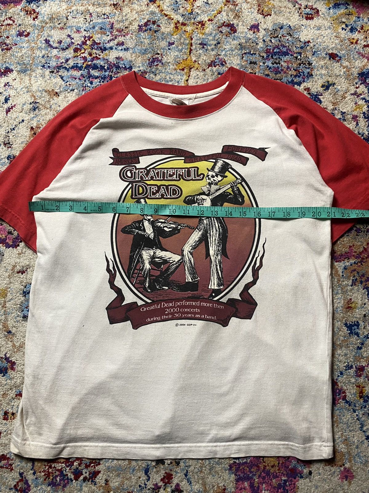 Band Tees × Grateful Dead 2004 Good Ol Grateful Dead Band Violin Skeleton T Shirt Size US M / EU 48-50 / 2 - 9 Thumbnail