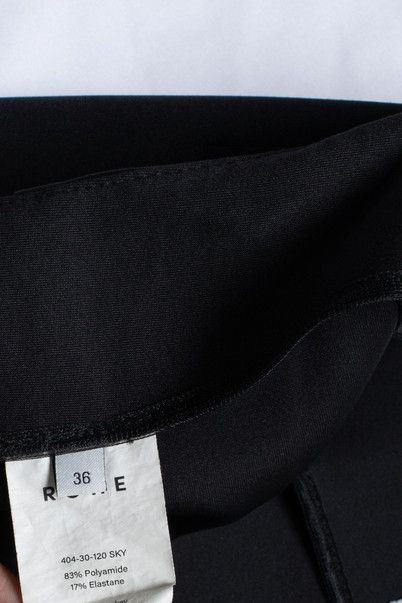 Rohe Rohe, black shiny pantalon with splits Size 27" / US 4 / IT 40 - 5 Thumbnail