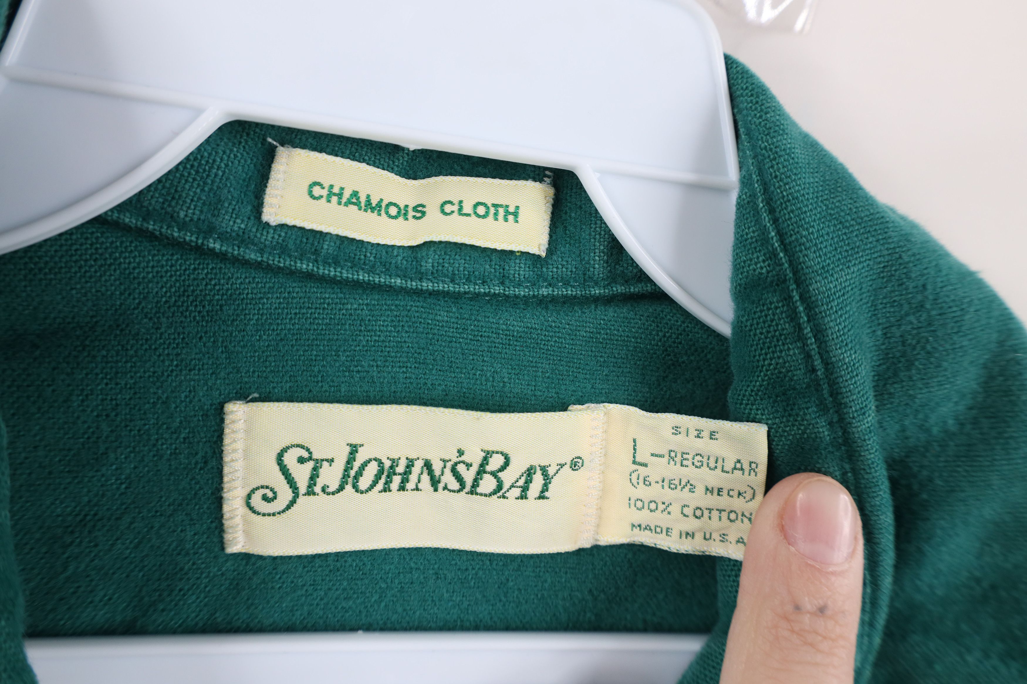 Vintage Vintage 70s Streetwear Chamois Collared Button Shirt USA Size US L / EU 52-54 / 3 - 9 Thumbnail