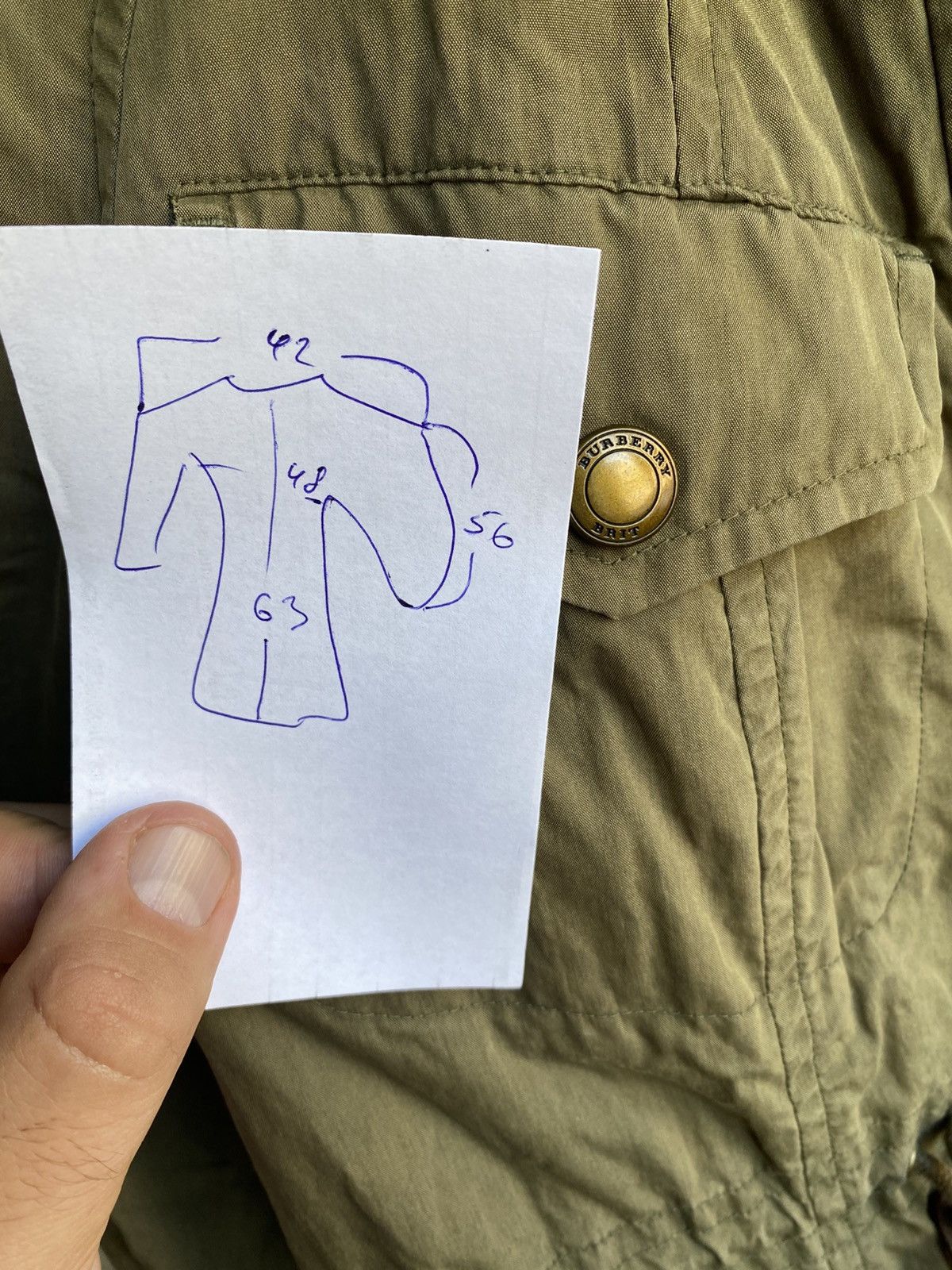 Burberry Burberry Brit Jacket Khaki Double-Breasted Belted Trench Size XS / US 0-2 / IT 36-38 - 10 Thumbnail