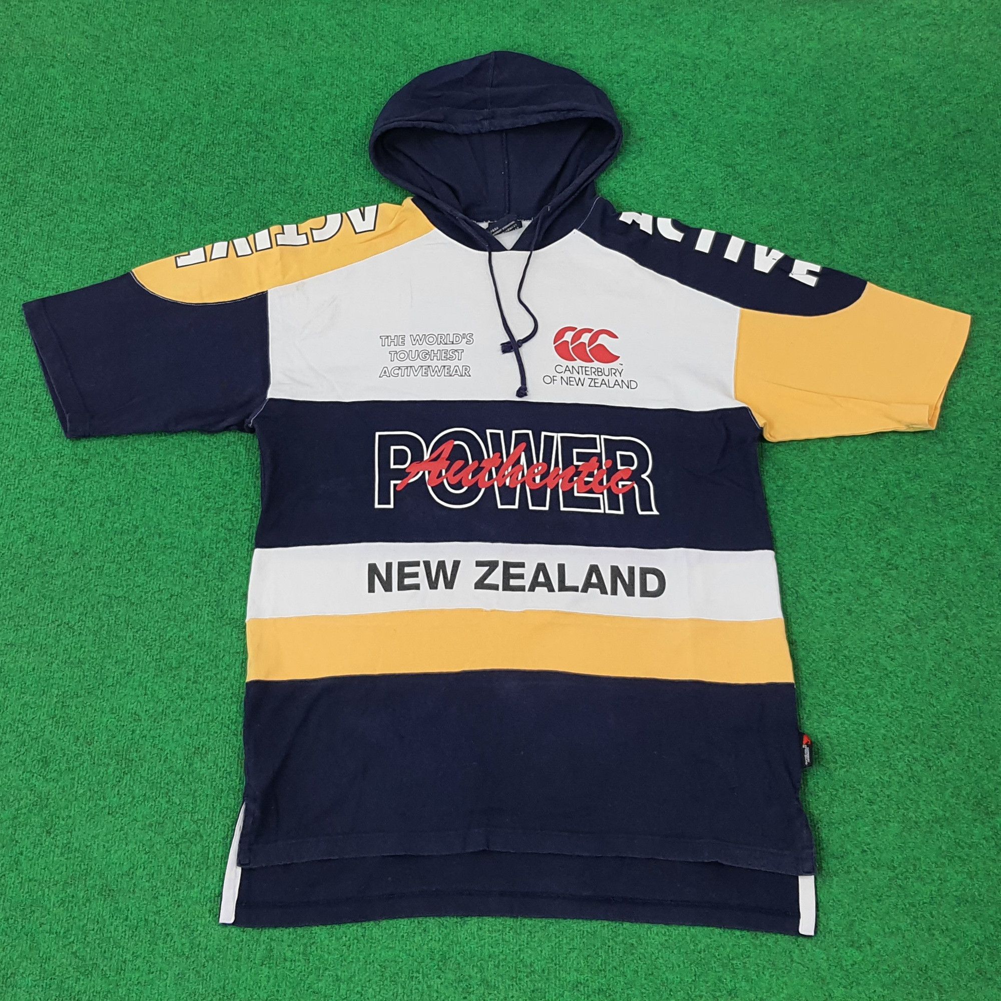 Canterbury of New Zealand Vintage Canterbury Power Authentic Hoodie Tshirt C259N3 Size US L / EU 52-54 / 3 - 1 Thumbnail
