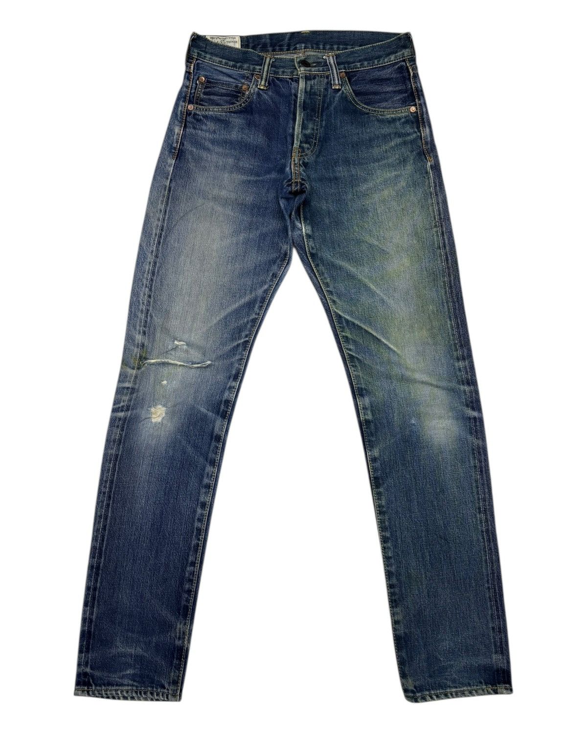 Studio D'Artisan STUDIO D'ARTISAN SELVEDGE DISTRESSED DENIM JEANS Size US 28 / EU 44 - 8 Thumbnail