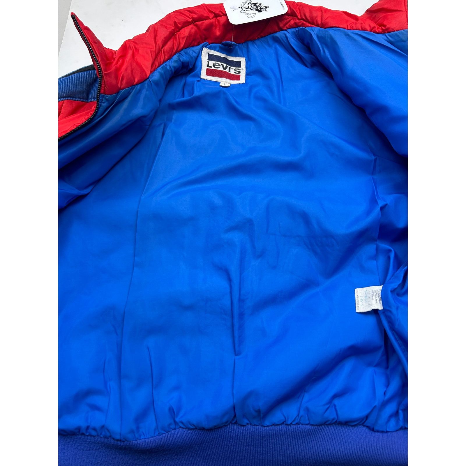 Vintage Vintage 80s Levis Corduroy Multicolour Insulated Puffer L Size US L / EU 52-54 / 3 - 5 Thumbnail