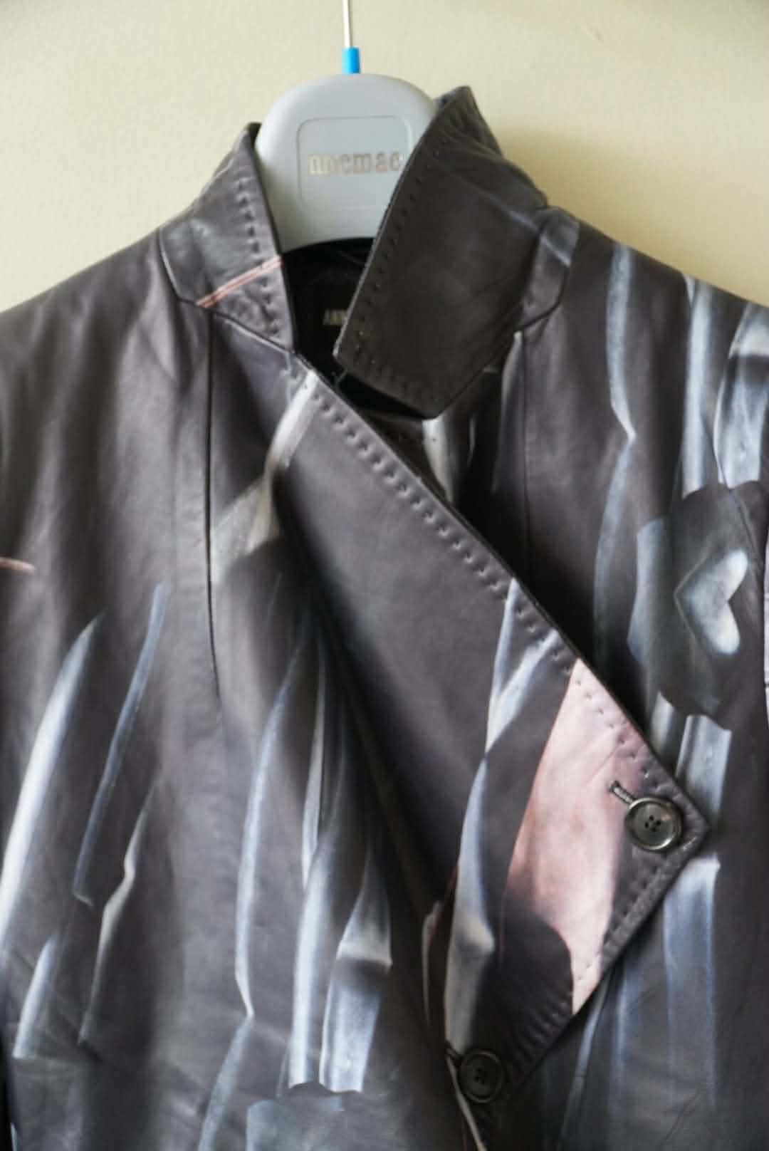 Ann Demeulemeester FW16 Ann Demeulemeester asymmetrical style leather jacket Size XS / US 0-2 / IT 36-38 - 2 Thumbnail