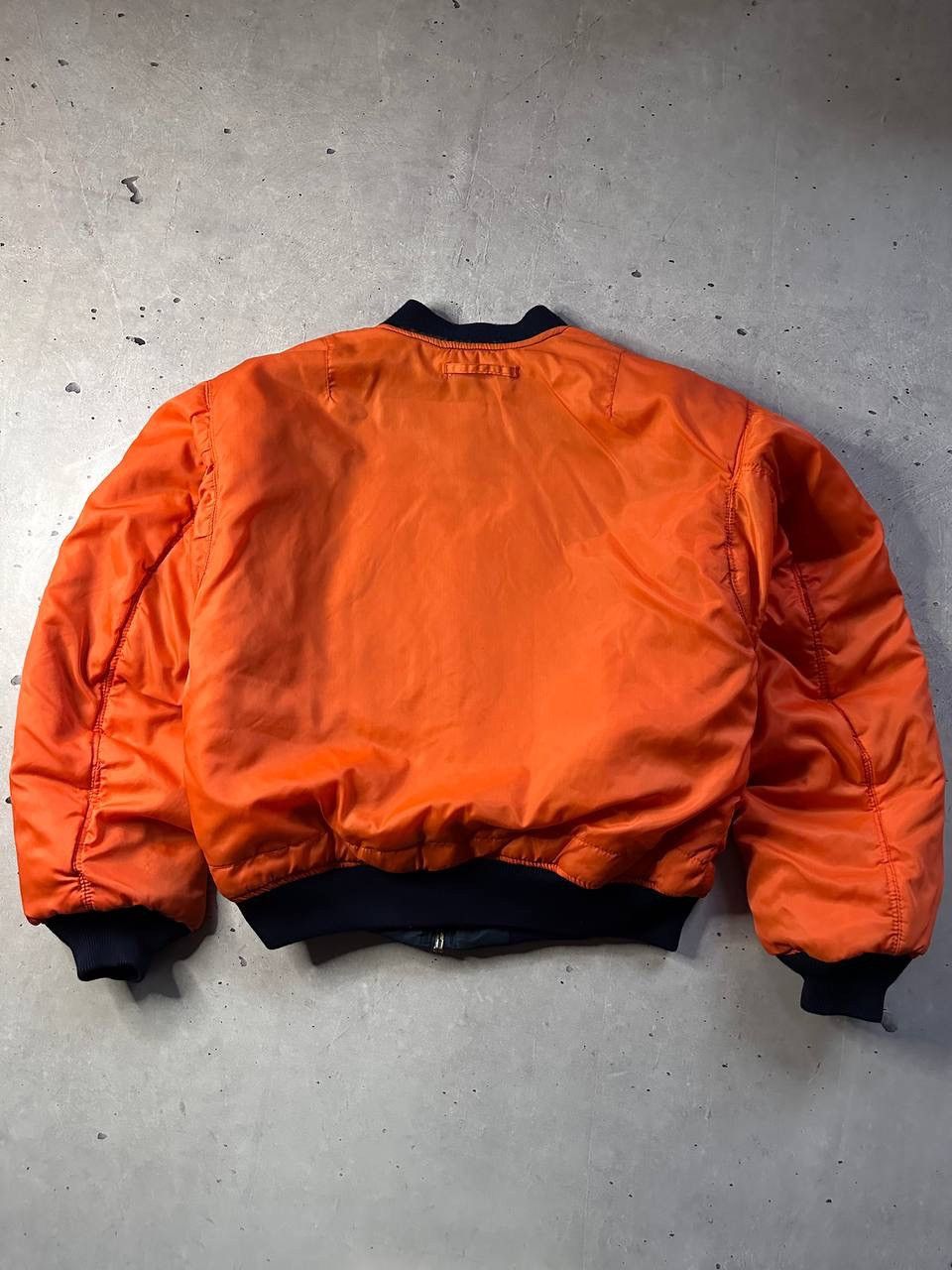 Other Vintage Wilker Industries MA-1 Bomber Jacket USA Patch Y2K Size US XL / EU 56 / 4 - 19 Thumbnail