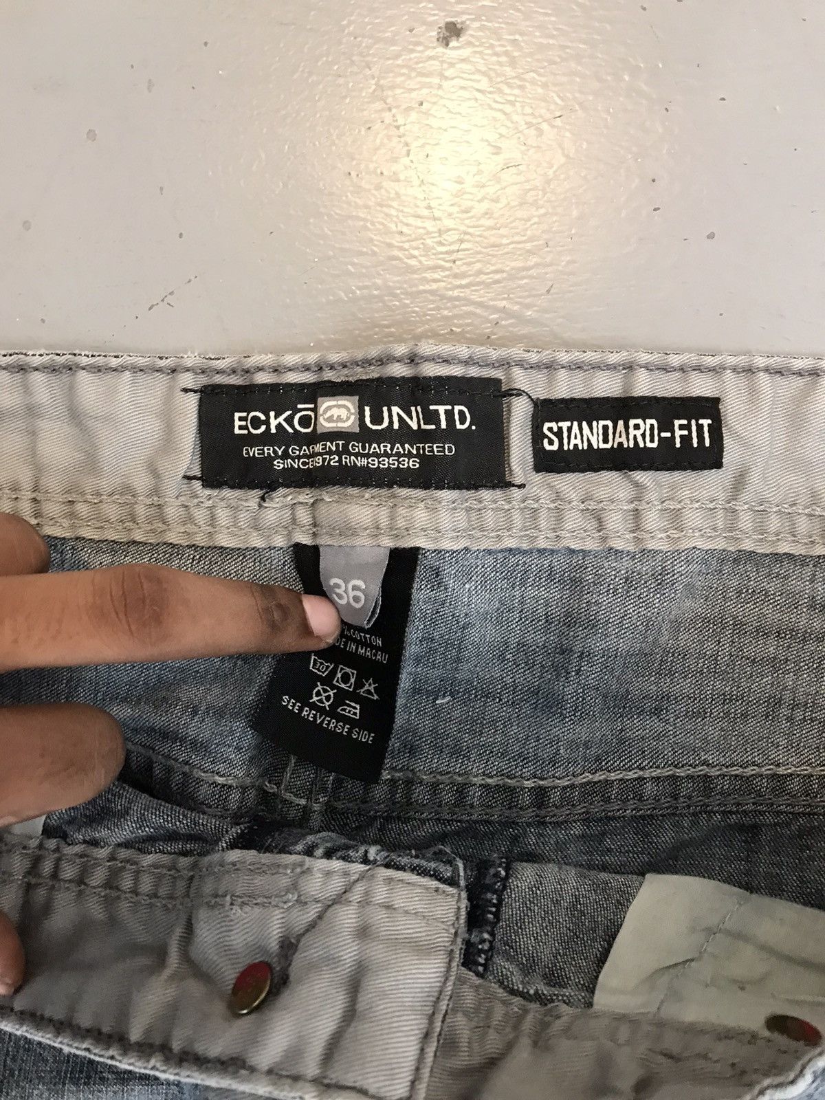 Ecko Unltd. × Vintage Vintage Ecko baggy fit denim Size US 39 - 6 Thumbnail