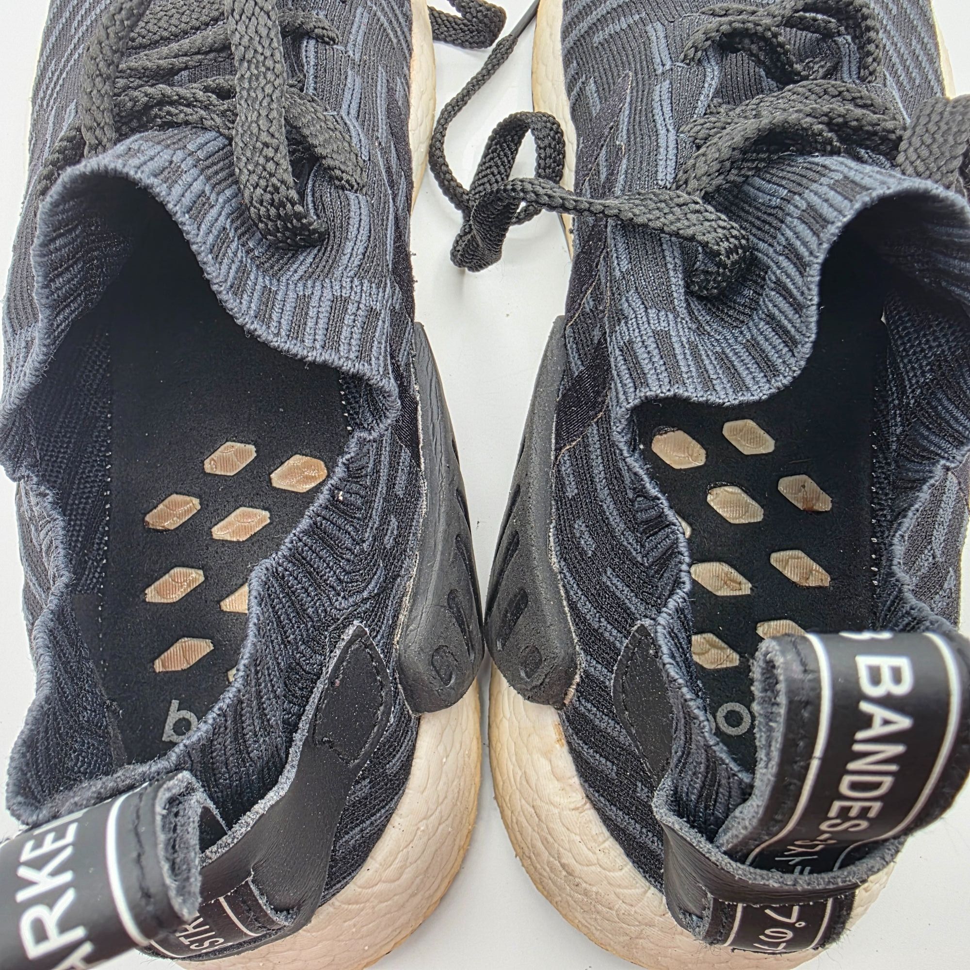 Adidas Adidas NMD_R2 PK Mens 11 Black Primeknit Running Shoes Sampl Size US 11 / EU 44 - 7 Thumbnail