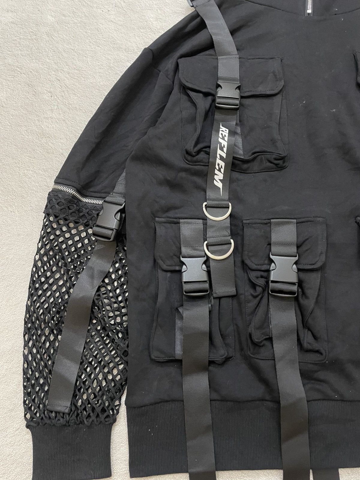 Japanese Brand 00s Tactical Harness Hoodie Techwear Bondage Y2K LGB Hysteri Size US XL / EU 56 / 4 - 3 Thumbnail
