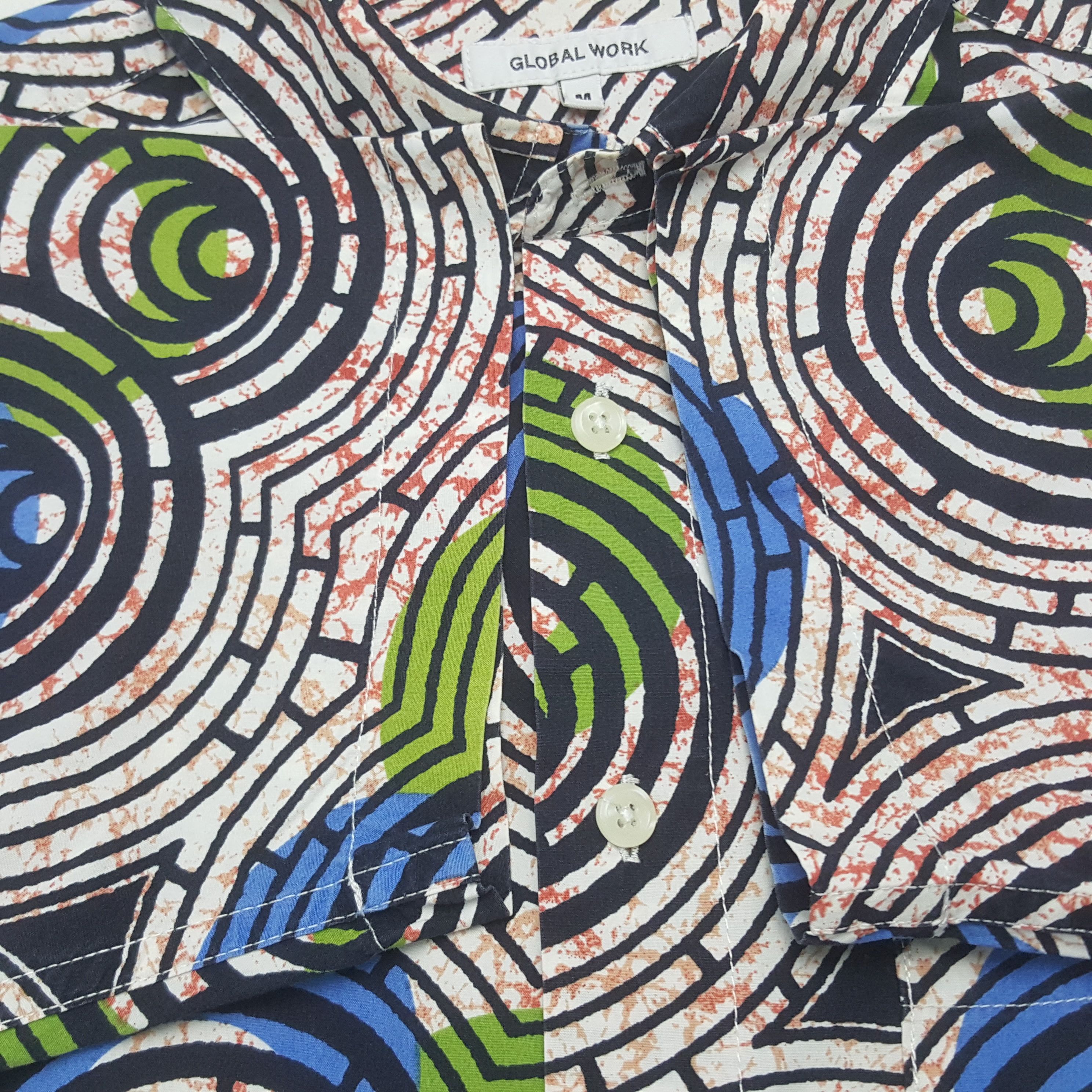Global Work Vintage Global Work Hawaii Surf Style Shirt Button Up RR17 Size US M / EU 48-50 / 2 - 5 Thumbnail