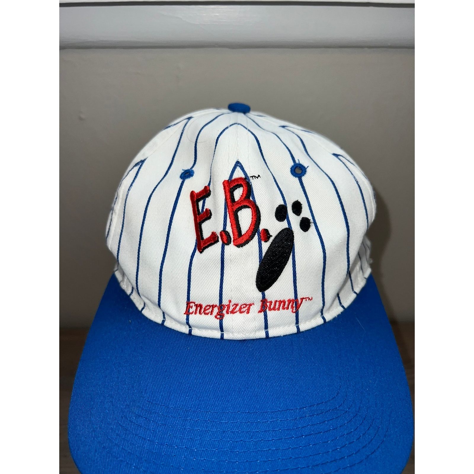 Vintage Vintage E.B. Energizer Bunny White Promo Hat Snapback VTG OS Size ONE SIZE - 2 Thumbnail