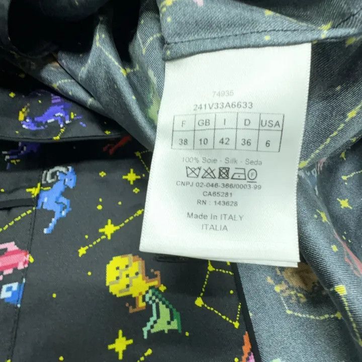 Dior Dior FW22 Zodiac Print Long Sleeve Shirt 0079-2507 Size M / US 6-8 / IT 42-44 - 6 Thumbnail