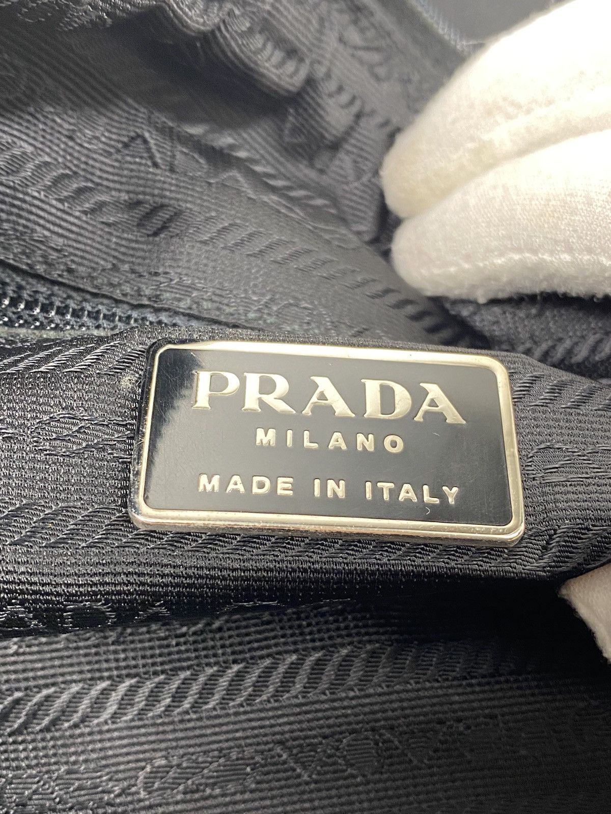 Prada Prada Tessuto Nero Nylon Hand Bag Size ONE SIZE - 9 Thumbnail