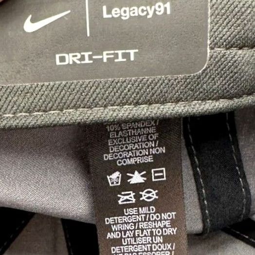 Nike Nike Hat Adult Unisex OSFM Grey Legacy91 Pure Vax Dri-Fit Strapback Golf Cap NEW Size ONE SIZE - 7 Thumbnail
