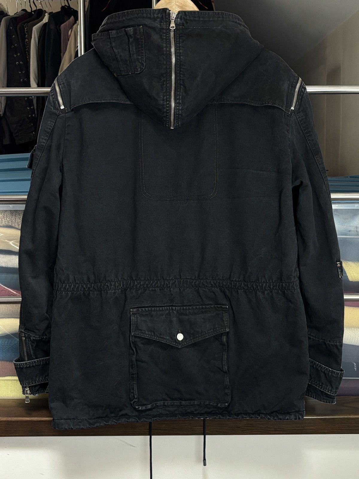 Dolce & Gabbana 00s Archival Dolce & Gabbana Zippers Pockets Cargo Jacket Size US M / EU 48-50 / 2 - 9 Thumbnail