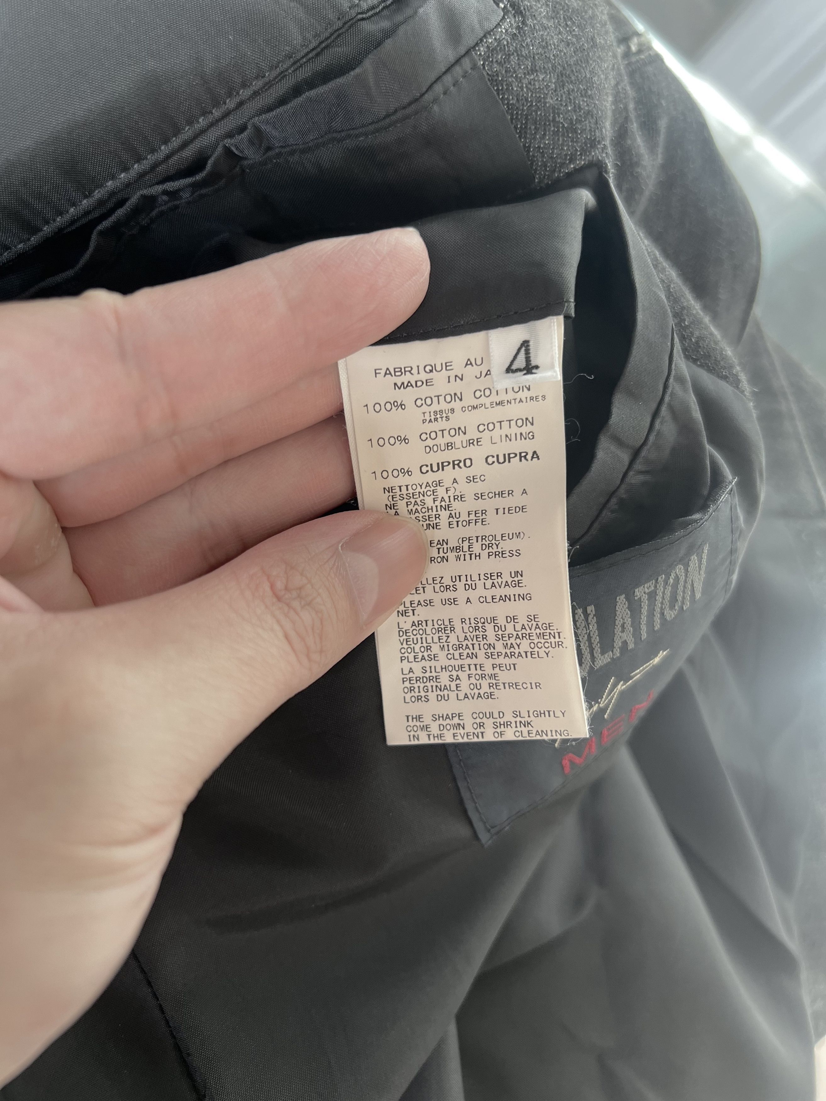 Yohji Yamamoto Yohji Yamamoto Homme - Black Panelled Denim Jacket Blazer Size US XL / EU 56 / 4 - 8 Thumbnail
