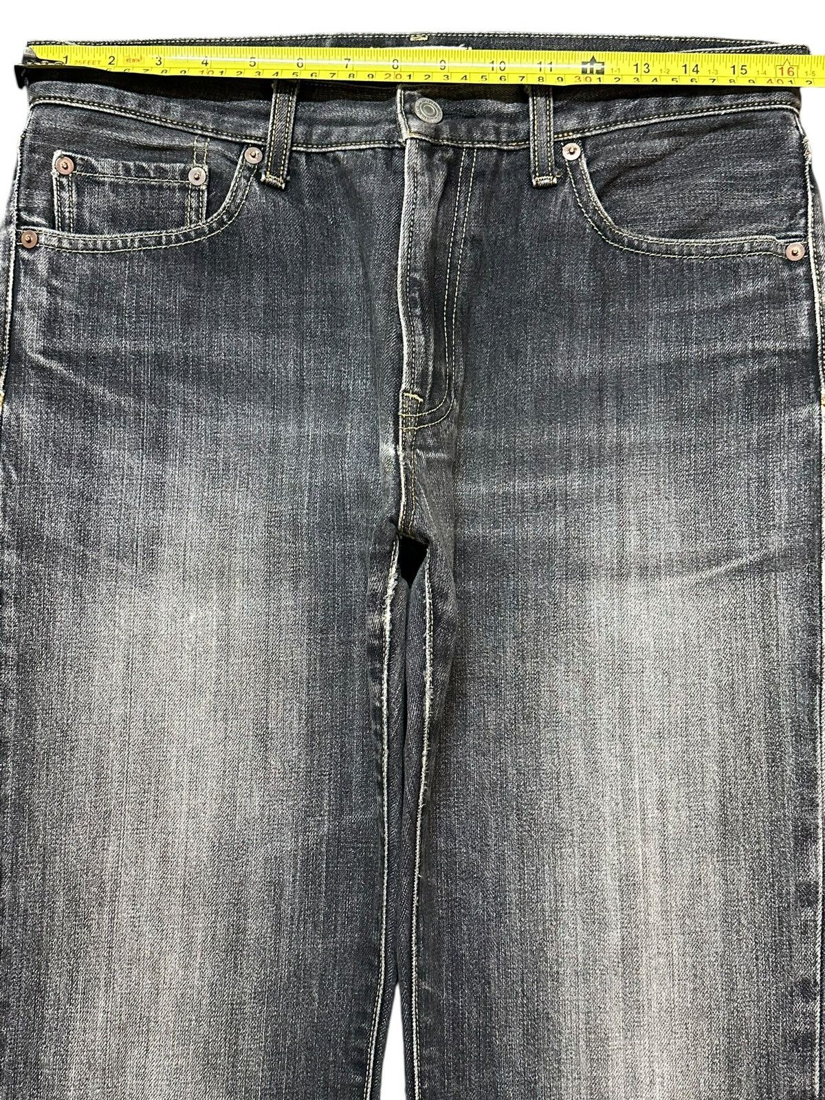Uniqlo Vintage Japanese Uniqlo Faded Wash Style Baggy Jeans Size US 32 / EU 48 - 11 Thumbnail